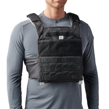 5.11 Tactical TacTec Trainer Weight Vest set i farven Sort fra vinkel