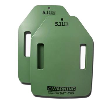 5.11 Tactical 12,48 kg vægtplader, 2 stk til træning