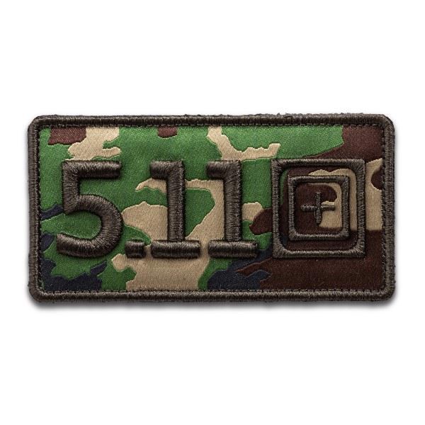 5.11 Tactical Woodland Camo Patch, Velcromærke