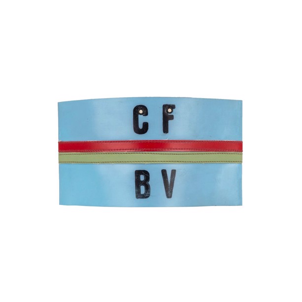 Originalt armbind med rød og grøn stribe