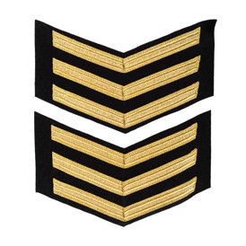 UK Marine militær stofmærke 3 vinkler