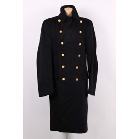 sort uldfrakke fra dansk militær brugt