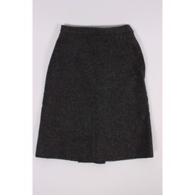 grå nederdel i uldflannel fra Civilforsvaret