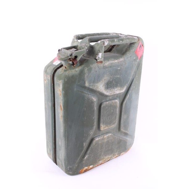 Jerrycan, metal, 20 liter, s.h.