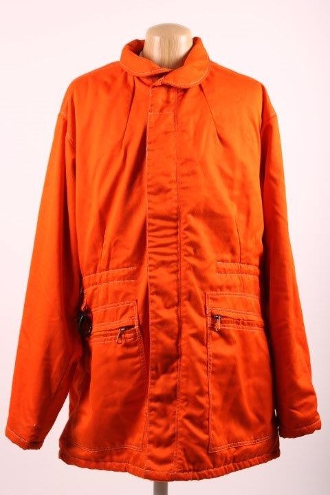 jug Civic jord Musk Ox arbejds jakke fra dansk militær, orange brugt.