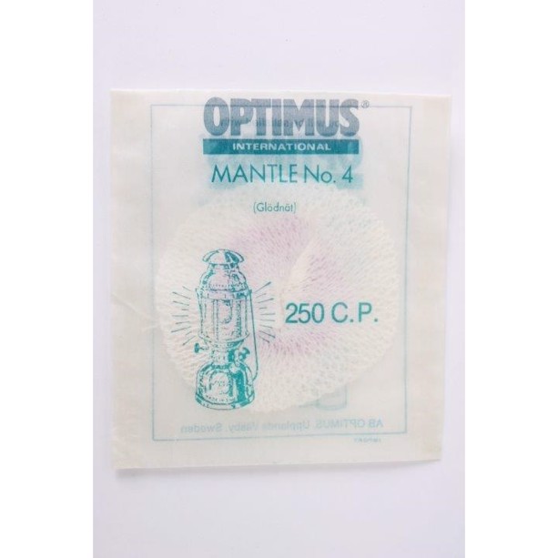 Glødenet, Optimus, Mantle No 4, 250 C.P.