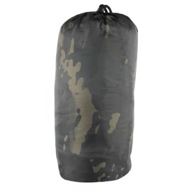 Poncho liner med night camouflage kompressions-pose