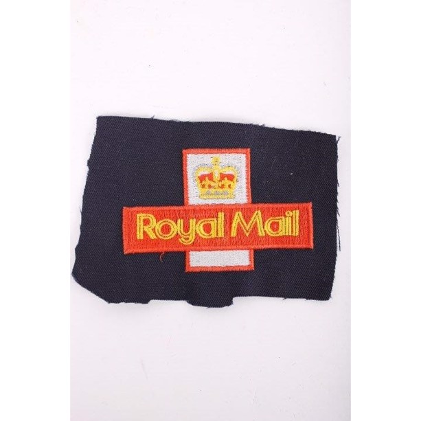 Stofmærke, UK Royal Mail, 80 x 48 mm