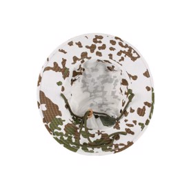 Tacgear boonie hat snow camouflage med refleks i nakken