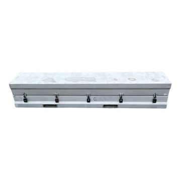 Advanced Industries Inc Alukasse, L: 213,5 X B: 37 X H: 39 cm, Brugt set forfra