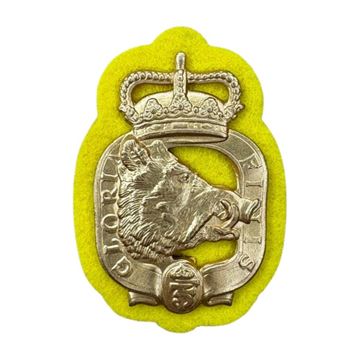 Afdelingsmærke Prinsens Livregiment, Højre, Ubrugt set med gult filtunderlag