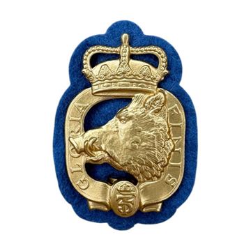 Afdelingsmærke Prinsens Livregiment, Venstre, Ubrugt set med blåt filtunderlag