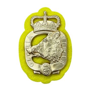 Afdelingsmærke Prinsens Livregiment, Venstre, Ubrugt set med gult filtunderlag