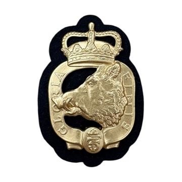 Afdelingsmærke Prinsens Livregiment, Venstre, Ubrugt set med sort filtunderlag