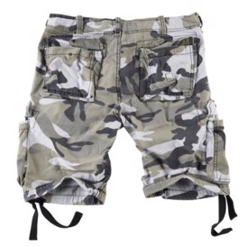 Vintage cargo shorts med lommer i farven urban