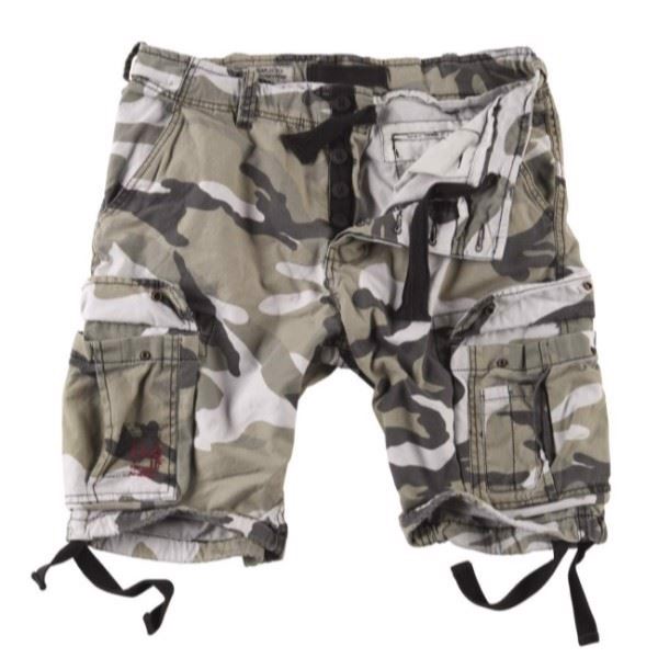 Vintage shorts Airborne i farven urban