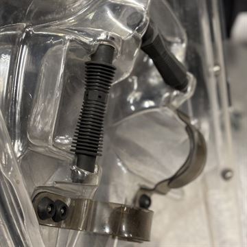 Anti Riot Sikkerheds Skjold, Brugt set med detaljer