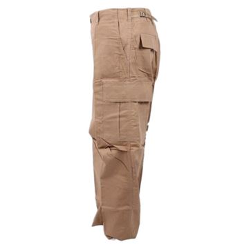 Army bukser model M/65, Khaki, Ubrugt set fra siden