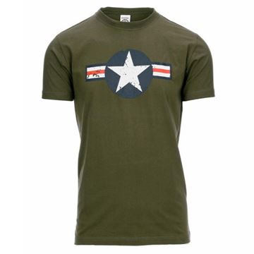 Armystar T-shirt WW II, Grøn