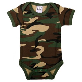 Camouflage body til babyer