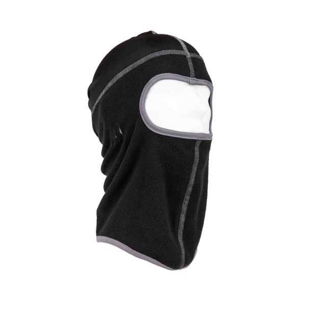 Balaclava i fleece, Sort