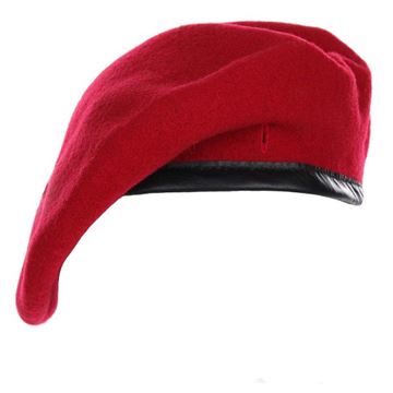 Baret uld, Rød