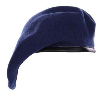 Baret i uld, Royal blue