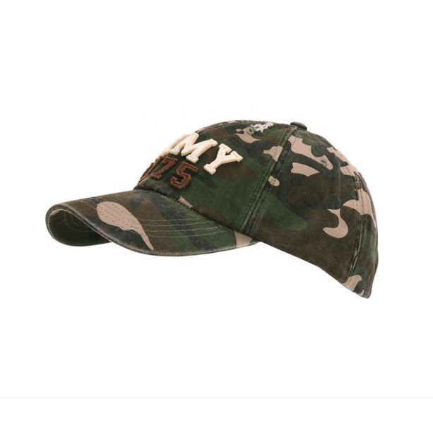 Baseball Cap ARMY 1775 i Woodland camouflage