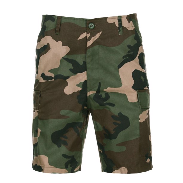 Shorts i woodland camouflage
