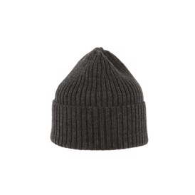 MJM beanie i anthracite merino uld