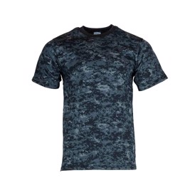 Camouflage t-shirt med blå camo