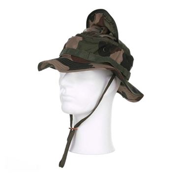 Boonie Hat med Moskitonet set i farven French Camo med detaljer