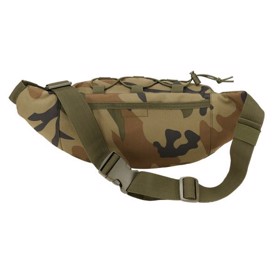 Brandit Bæltetaske med Molle i farven Woodland Camo set bagfra