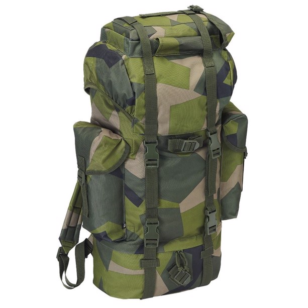 Brandit Kamprygsæk, 65 liter, Svensk Camouflage