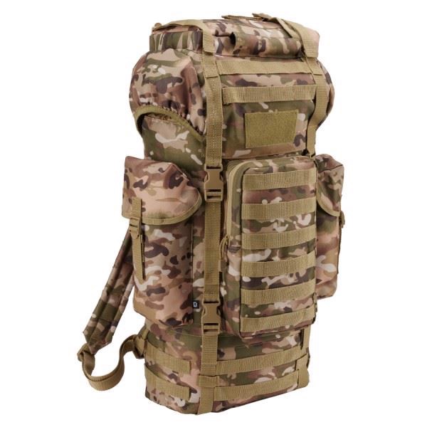 Brandit Kamprygsæk i farven Tactical Camo med Molle