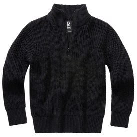 Brandit Kids Marine Troyer Pullover i Sort