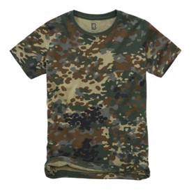 Brandit Kids Camouflage T-shirt i farven Flecktarn