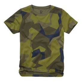 Brandit Kids Camouflage T-shirt i farven Svensk Camo