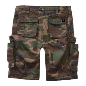 Brandit Kids Urban Legend Camouflage Cargo Shorts, Woodland