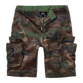 Brandit Kids Urban Legend Camouflage Shorts, Woodland