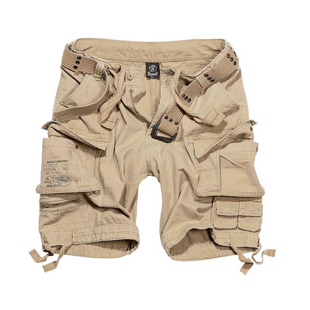 Brandit Savage cargo shorts i beige