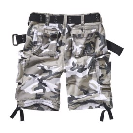 Brandit Cargo shorts med mange lommer, Urban Camouflage
