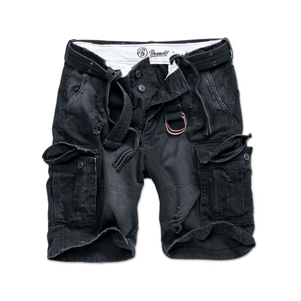 Shell Valley Heavy sorte vintage shorts fra Brandit