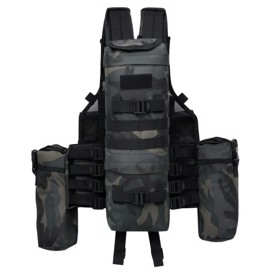 Brandit Tactical Vest i farven Dark Camo set bagfra