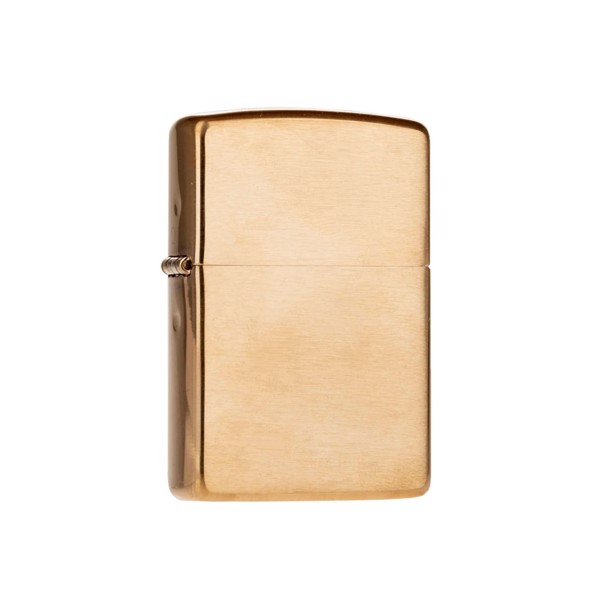 Zippo lighter børstet messing