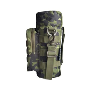 Bushcamp Assault Waterbottle Pouch, M84 Camouflage set fra siden