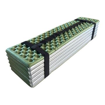 Bushcamp Foldbart Liggeunderlag med Alu, Ekstra Bredde set pakket