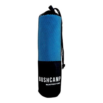 Bushcamp Microfiber Håndklæde, Ocean Blue, 140 x 70 cm set i pouch