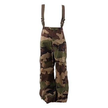 Camouflage regnbukser med seler, Woodland