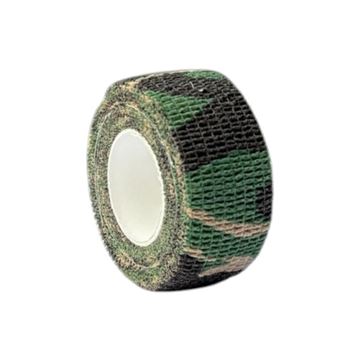 Bushcamp Camouflage Sløringstape 4,5 m x 2,5 cm, Woodland